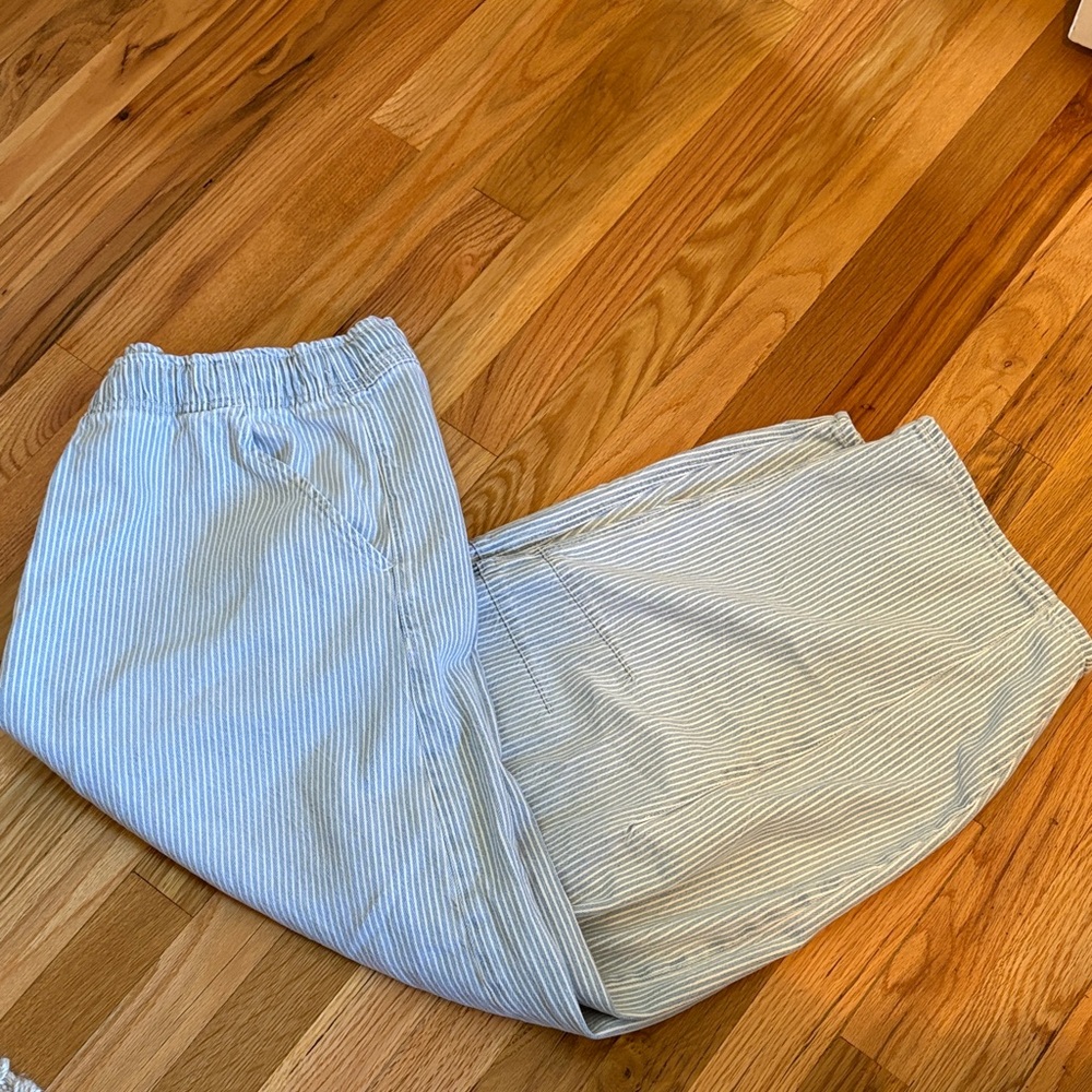 GAP Easy Horseshoe Pull-on Jeans in Stripes